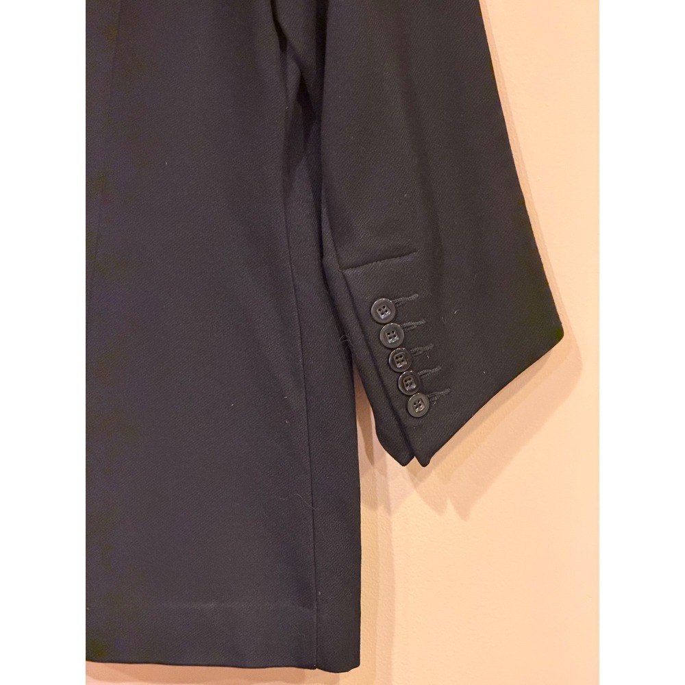 Cabi Womens Blazer Black Size 10 Single Button 3/4 Sleeve Ponte Knit Career - Picture 4 of 6